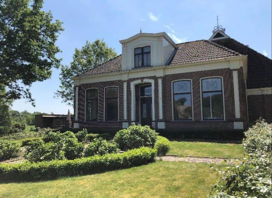 Hoogzand Statige Boerderijwoning Met Vrij Uitzicht En Tuin 빌라 외부 사진